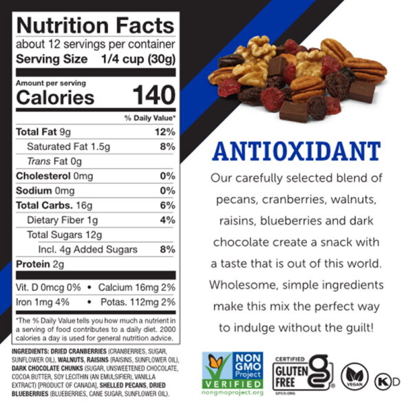 power-up-antioxidant-mix-trail-mix-pdp-image-nfp Power Up Antioxidant Trail Mix Nutrition Fact Panel
