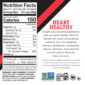 Power Up Heart Healthy Trail Mix Nutrition Fact Panel